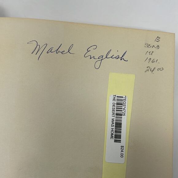 1961 The Desert Was Home by Elizabeth W. Crozier Campbell first edition/signed - Picture 5 of 15